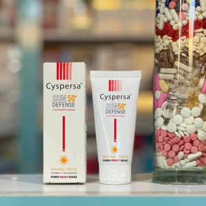تیوپ کرم ضد آفتاب رنگی و روشن کننده سیسپرسا با SPF50 و پوشش طبیعی برای انواع پوست