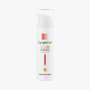 تیوپ فلوئید ضد آفتاب و ضد لک سیسپرسا با SPF50 مناسب انواع پوست در پس زمینه سفید