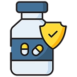 تصویر مفهومی اطمینان از ایمنی مصرف داروها و جلوگیری از تداخلات دارویی