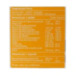 جدول ترکیبات قرص و کپسول فم استایل 2 شامل دوز DHA، آهن و ویتامین ها