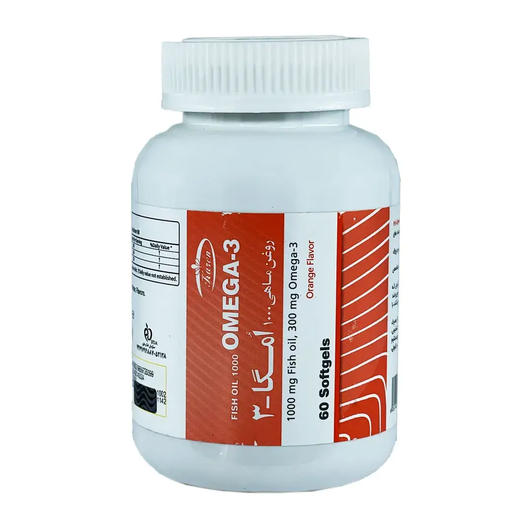سافت ژل امگا 3 کارن 60 عددی، مکمل امگا 3 ایرانی برای ورزشکاران و سلامت قلب، خرید در تبریز