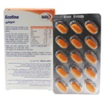 جدول ترکیبات و مواد تشکیل دهنده قرص اکوفاین شامل زینک، بیوتین و ویتامین ها