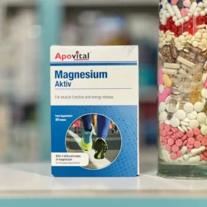 قرص منیزیم اکتیو آپوویتال، مکمل انرژی زا و ضد گرفتگی عضلات، خرید در تبریز