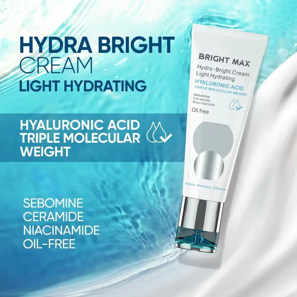 فواید هیالورونیک اسید و سرامید در آبرسان برایت مکس