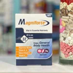 کپسول مگنیفورت هولیستیکا، مکمل منیزیم دریایی و ویتامین B برای گرفتگی عضلات و اعصاب، خرید در تبریز