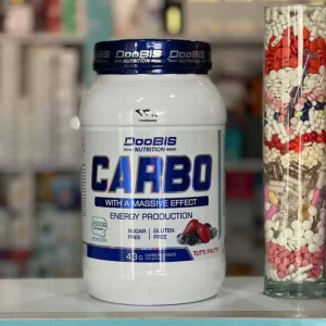 خرید پودر کربو انرژی پروداکشن ۲۰۰۰ گرمی دوبیس با طعم توتی فروتی در سودافارما