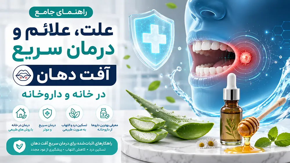 راهنمای جامع علل و درمان سریع آفت دهان در خانه و داروخانه سودافارما